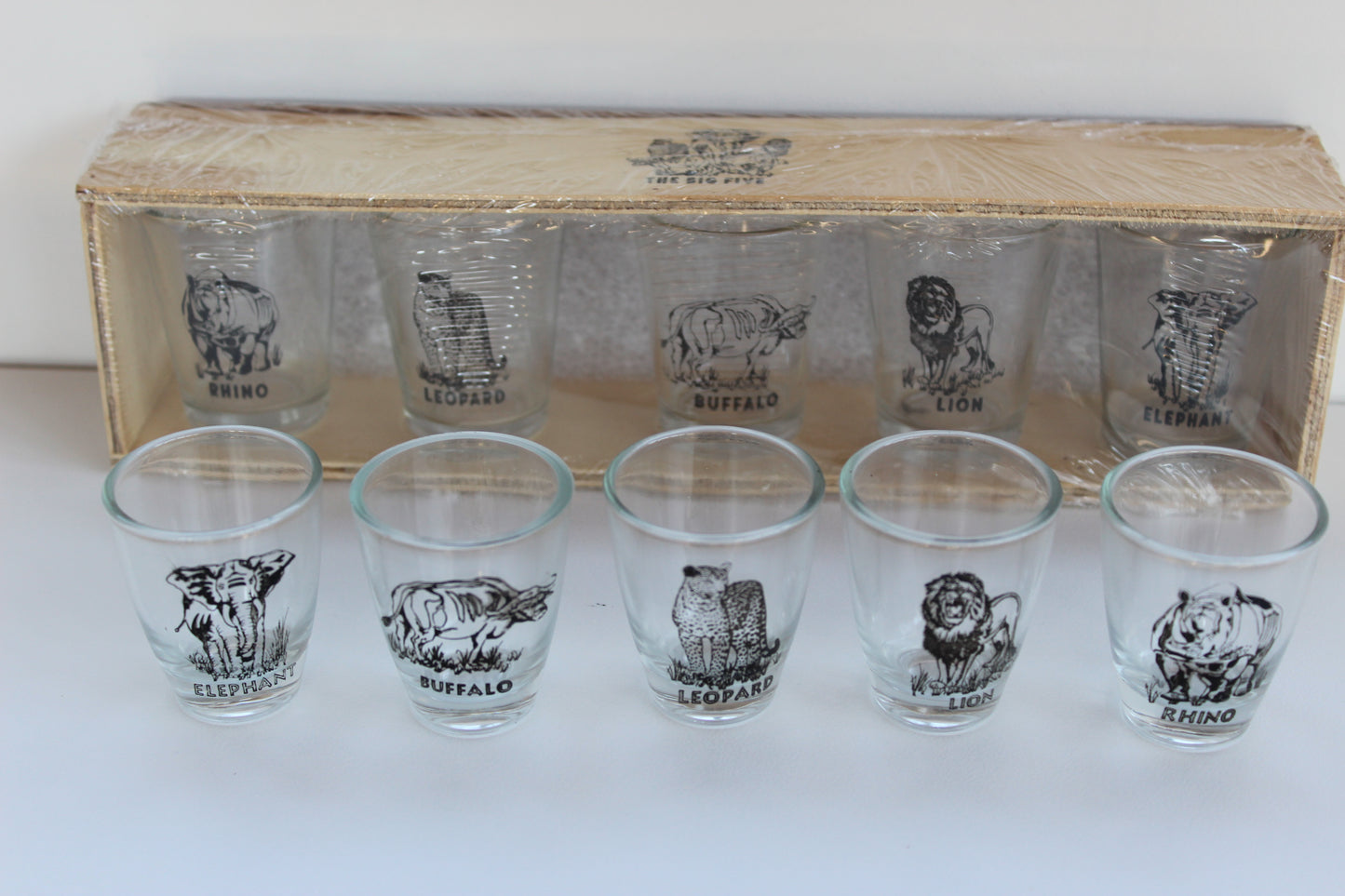 Glass Big Five Shots