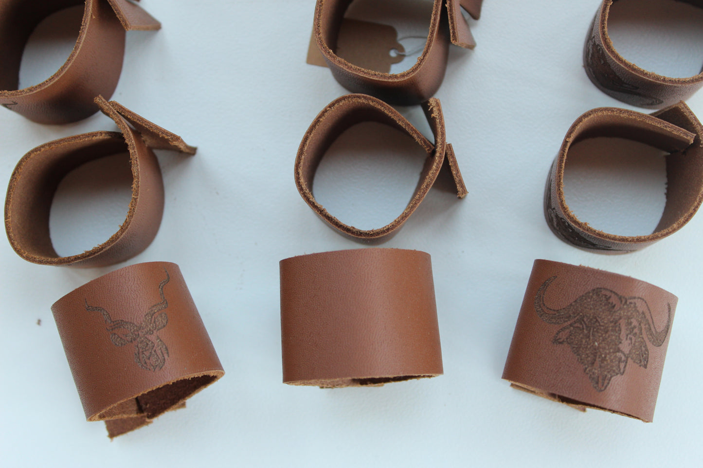 Leather Serviette Holders